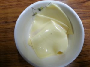 チーズフォンデュトースト１